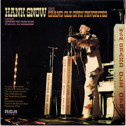 Hank Snow Hank Snow Sings Grand Ole Opry Favourites Vinyl LP USED