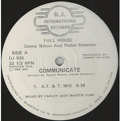 Full House Communicate VINYL 12" USED