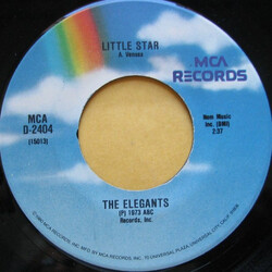 The Elegants / Poni-Tails Little Star / Born Too Late USED VINYL 7INCH 45 RPM REISSUE