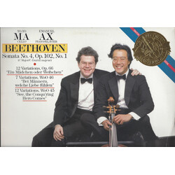 Ludwig van Beethoven / Yo-Yo Ma / Emanuel Ax Sonata No. 4, Op. 102, No. 1 Vinyl LP USED