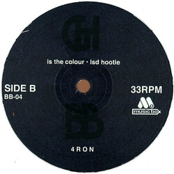 Gene Hunt / Black Booby / Richard Rogers (8) Is The Colour & Lsd Hootie / 4 R O N USED VINYL 12INCH EP 33 S RPM LIMITED EDITION