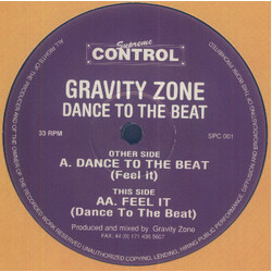 Gravity Zone Dance To The Beat VINYL 12" USED