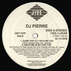 DJ Pierre Come And Fly With Me USED VINYL 12INCH 33 S RPM PROMO