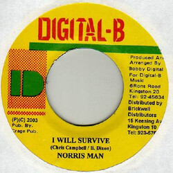 Norrisman I Will Survive USED VINYL 7INCH 45 RPM