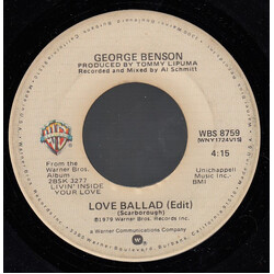 George Benson Love Ballad USED VINYL 7INCH 45 RPM SINGLE