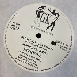 Intrigue (3) / Karen Wells We've Only Just Begun USED VINYL 12INCH 45 RPM MAXI-SINGLE