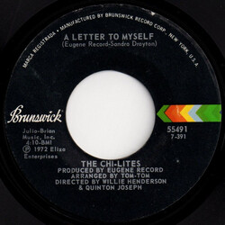 The Chi-Lites A Letter To Myself USED VINYL 7INCH 45 RPM