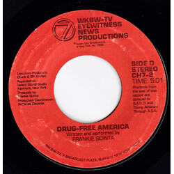Frankie Scinta Drug-Free America / Someone's Child USED VINYL 7INCH 45 RPM SINGLE