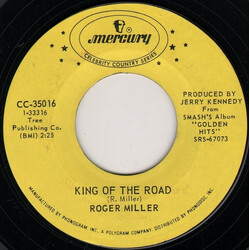 Roger Miller King Of The Road / England Swings USED VINYL 7INCH 45 RPM SINGLE REISSUE