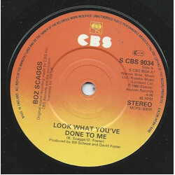 Boz Scaggs Look What Youve Done To Me USED VINYL 7INCH SINGLE 45 RPM