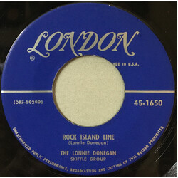 Lonnie Donegan's Skiffle Group Rock Island Line USED VINYL 7INCH 45 RPM