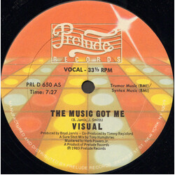 Visual The Music Got Me VINYL 12" USED