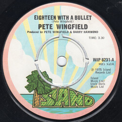 Pete Wingfield Eighteen With A Bullet USED VINYL 7INCH SINGLE 45 RPM