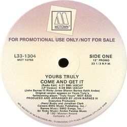 Yours Truly Come And Get It Vinyl 12" USED
