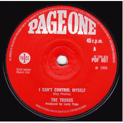 The Troggs I Can't Control Myself USED VINYL 7INCH 45 RPM SINGLE