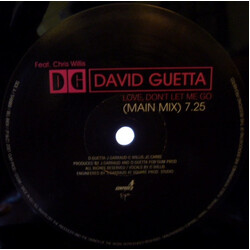 David Guetta / Chris Willis Love, Don't Let Me Go VINYL 12" USED