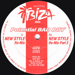 Potential Bad Boy New Style (Re-Mixes) USED VINYL 12INCH 45 RPM