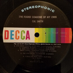 Cal Smith I've Found Someone Of My Own Vinyl LP USED