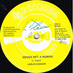 Leslie Cesaer Never Met A Woman USED VINYL 12INCH