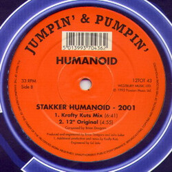 Humanoid Stakker Humanoid - 2001 USED VINYL 12INCH 33 S RPM 45 RPM