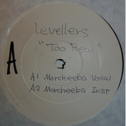 The Levellers Too Real USED VINYL 12INCH TEST PRESSING WHITE LABEL