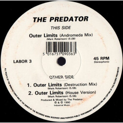 The Predator Outer Limits USED VINYL 12INCH 45 RPM