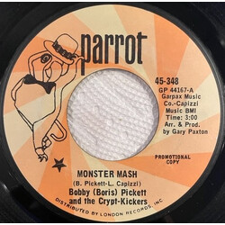 Bobby (Boris) Pickett And The Crypt-Kickers Monster Mash / Monsters' Mash Party USED VINYL 7INCH 45 RPM SINGLE PROMO REISSUE