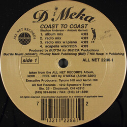 D'Meka / Renaizzance Coast To Coast / Gotta Get My Groove On VINYL 12" USED
