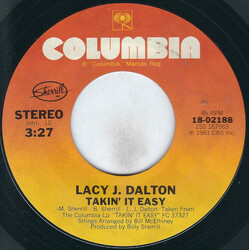 Lacy J. Dalton Takin' It Easy USED VINYL 7INCH 45 RPM STYRENE