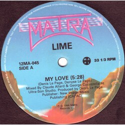 Lime (2) My Love USED VINYL 12INCH 33 S RPM STEREO