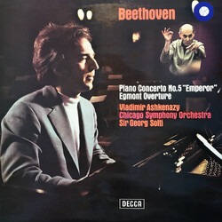 Ludwig van Beethoven / Vladimir Ashkenazy / Chicago Symphony Orchestra / Georg Solti Piano Concerto No. 5 "Emperor" / Egmont Overture Vinyl LP USED