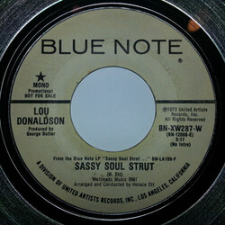 Lou Donaldson Sassy Soul Strut / Pillow Talk USED VINYL 7INCH 45 RPM MONO PROMO