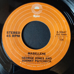 George Jones (2) / Johnny Paycheck Mabellene USED VINYL 7INCH 45 RPM SINGLE STYRENE