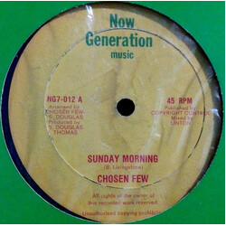 The Chosen Few Sunday Morning USED VINYL 12INCH 45 RPM