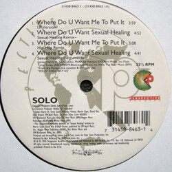 Solo (8) Where Do You Want Me To Put It VINYL 12" USED