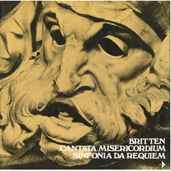 Benjamin Britten Cantata Misericordium / Sinfonia Da Requiem Vinyl LP USED
