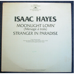 Isaac Hayes Moonlight Lovin' (Mènage Á Trois) / Stranger In Paradise USED VINYL 12INCH 33 S RPM PROMO