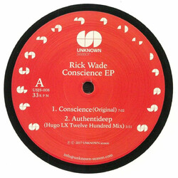 Rick Wade Conscience EP USED VINYL 12INCH 33 S RPM EP