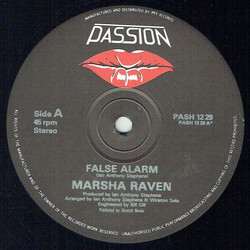 Marsha Raven False Alarm USED VINYL 12INCH 45 RPM