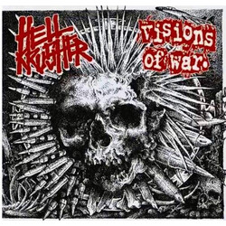 Hellkrusher / Visions Of War Hellkrusher / Visions Of War USED VINYL 7INCH 33 S RPM EP LIMITED EDITION REPRESS