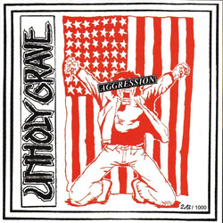 Unholy Grave / Trip Scope (2) Aggression / Trip Scope USED VINYL 7INCH EP 33 S RPM LIMITED EDITION NUMBERED