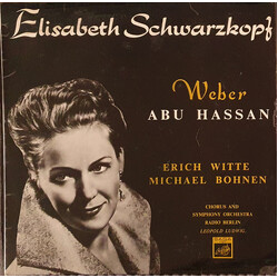 Carl Maria von Weber / Elisabeth Schwarzkopf / Erich Witte / Michael Bohnen / RIAS Symphonie-Orchester Berlin / Leopold Ludwig Abu Hassan Vinyl LP USE
