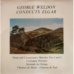 George Weldon / Royal Philharmonic Orchestra / Pro Arte Orchestra George Weldon Conducts Elgar Vinyl LP USED