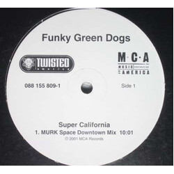 Funky Green Dogs Super California VINYL 12" USED