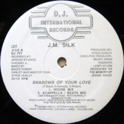 J.M. Silk Shadows Of Your Love USED VINYL 12INCH 33 S RPM