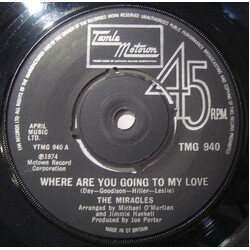 The Miracles Where Are You Going To My Love USED VINYL 7INCH 45 RPM SINGLE