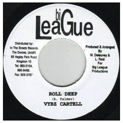 Vybz Kartel / Zagu Zarr / Tony Curtis Roll Deep / Big League Gun USED VINYL 7INCH 45 RPM