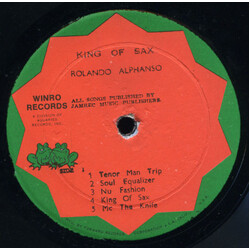 Roland Alphonso King Of Sax Vinyl LP USED