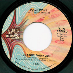 Detroit Emeralds Do Me Right / Just Now And Then USED VINYL 7INCH STEREO