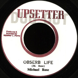 Michael Rose Obserb Life USED VINYL 7INCH 45 RPM REPRESS